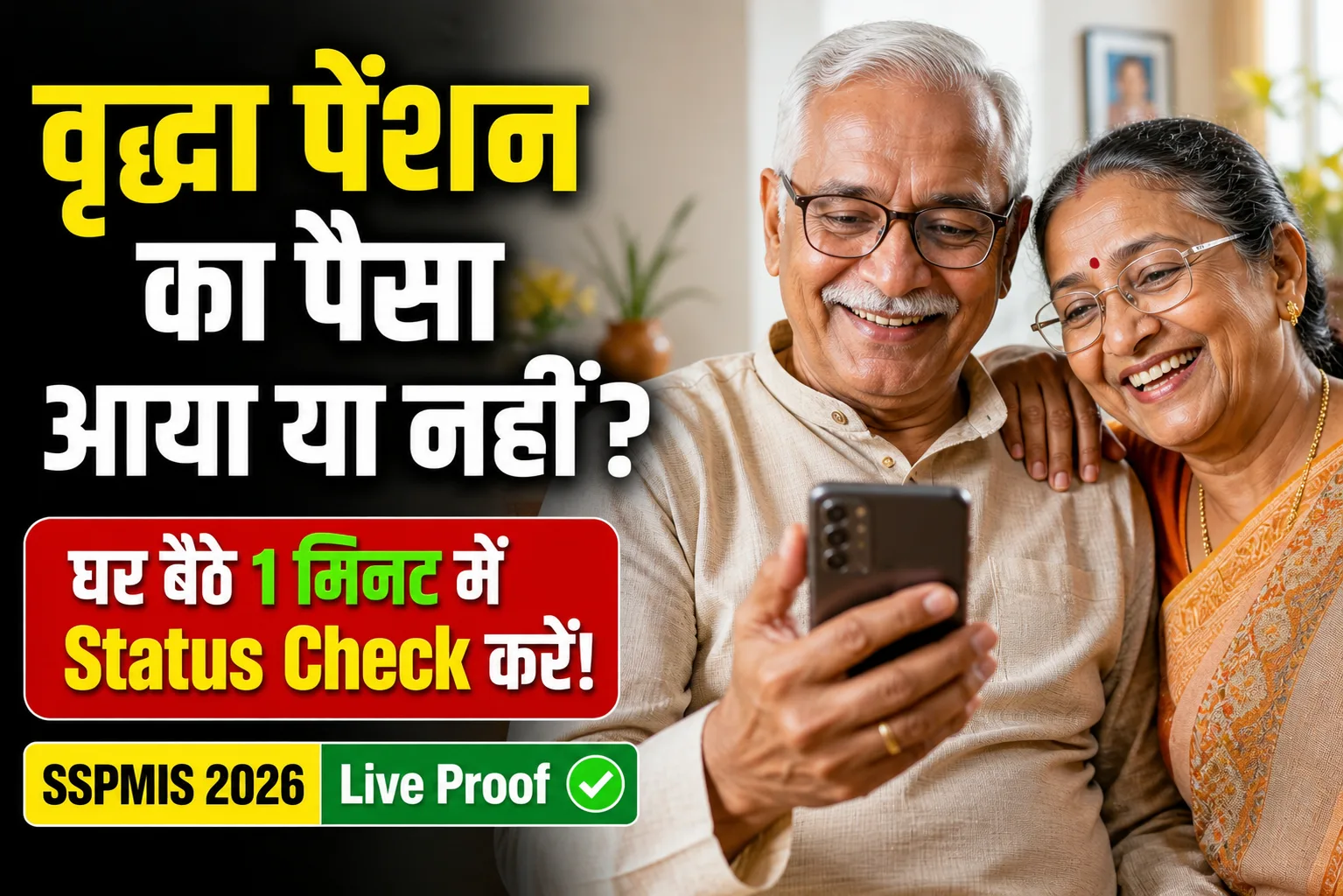 Old Age Pension Status Check